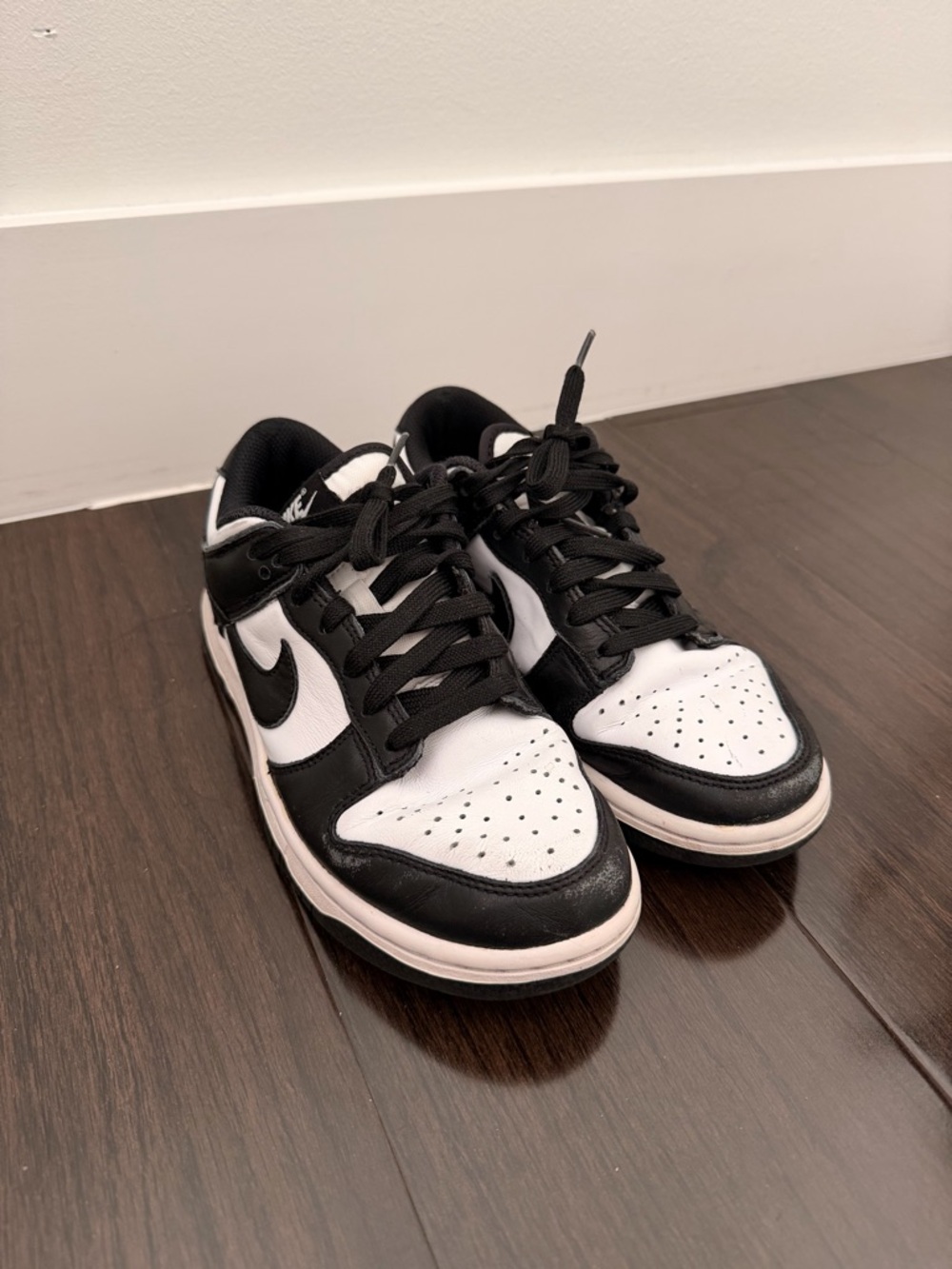 Nike Black and White Low-Top Sneakers